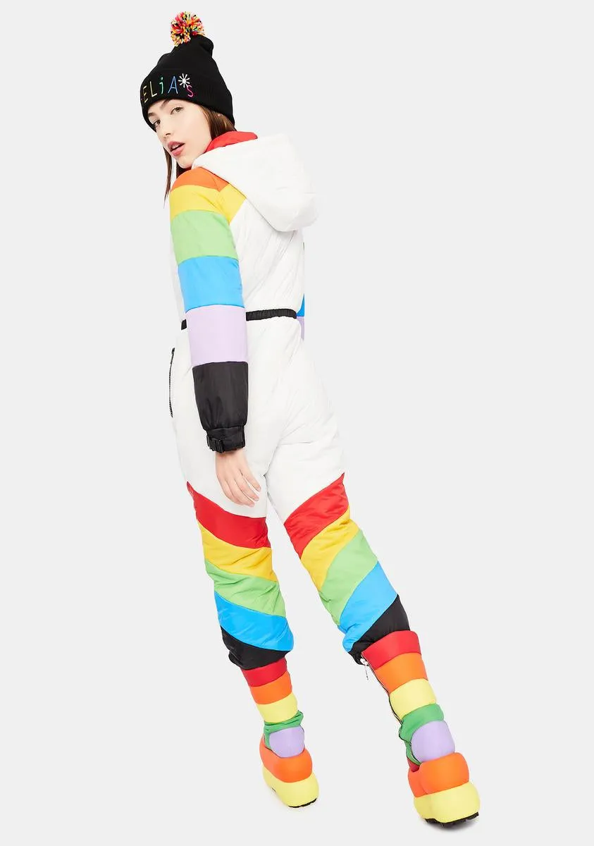 Sweet Retreat Rainbow Puffer Snowsuit sold by Dolls Kill product image thumbnail 4