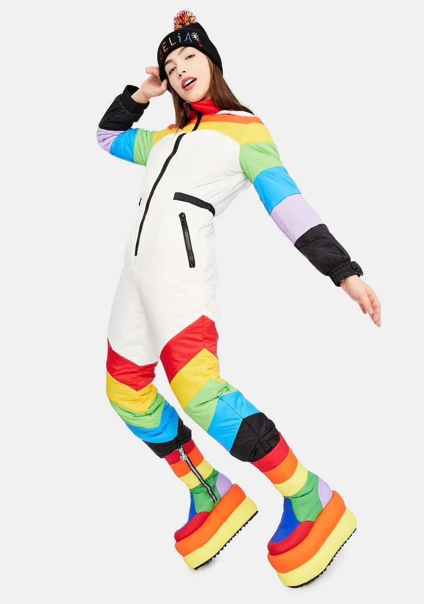 Sweet Retreat Rainbow Puffer Snowsuit sold by Dolls Kill product image thumbnail 2