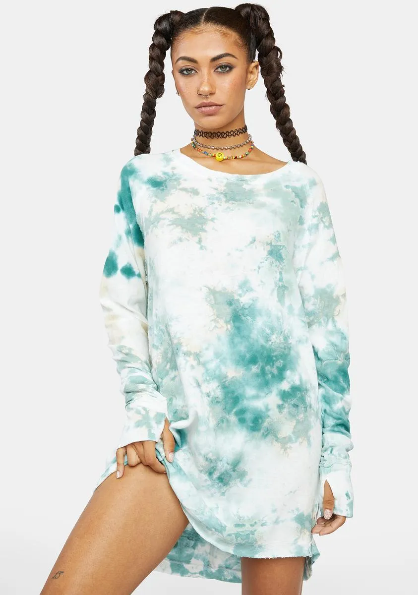 Marine Combo Washed Arden Tee sold by Dolls Kill