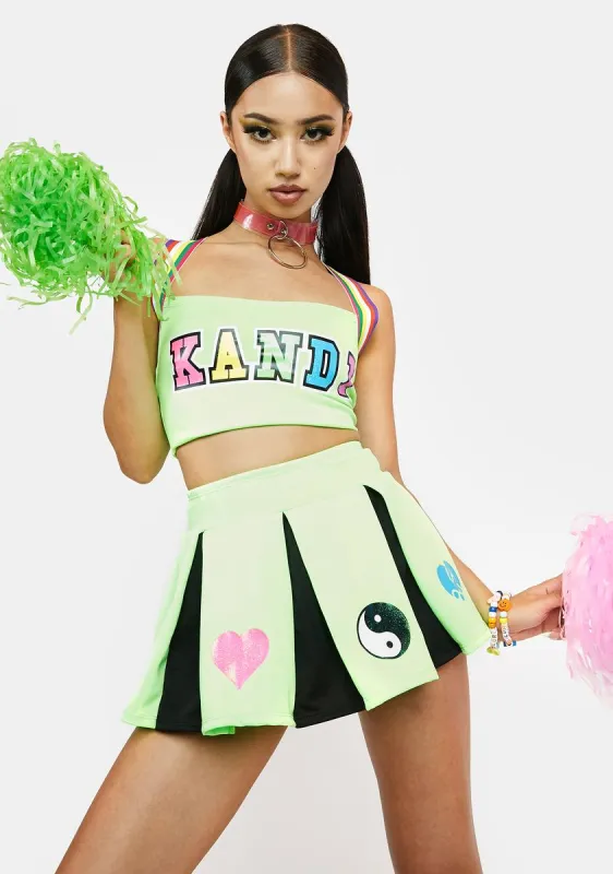 Raving Cheerleader Costume Set sold by Dolls Kill
