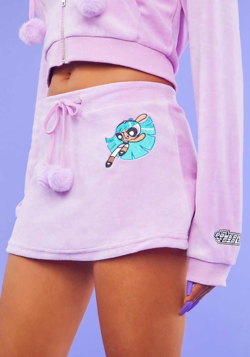 Good Influence Velour Mini Skirt sold by Dolls Kill product image thumbnail 2