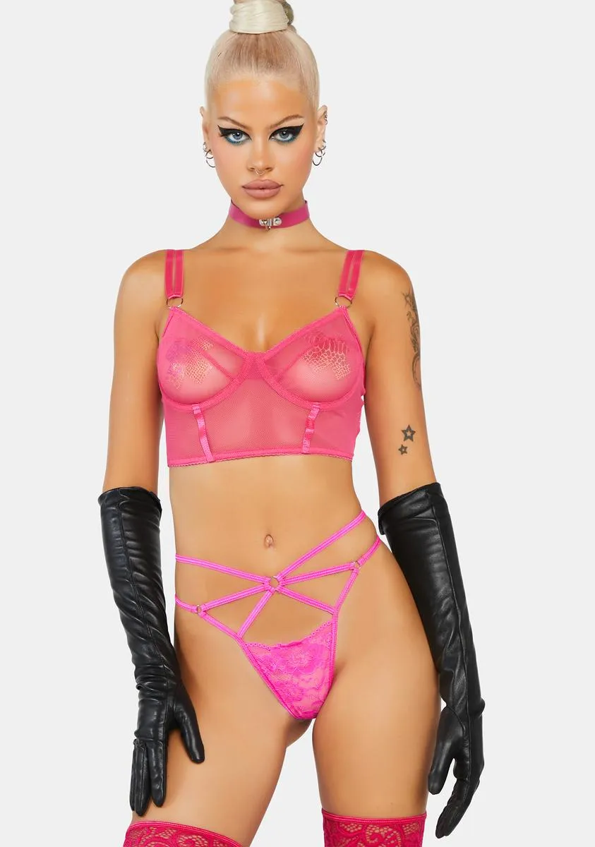 Take A Peek Lace G-String sold by Dolls Kill product image thumbnail 2