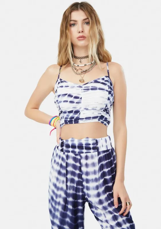 Feel This Moment Tie Dye Jumpsuit sold by Dolls Kill