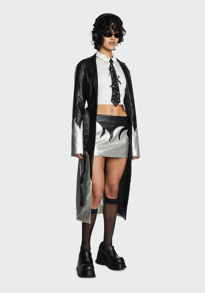 Scorch Mini Skirt sold by Dolls Kill product image thumbnail 5