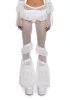 Saints & Sinners Fishnet Flare Pants sold by Dolls Kill