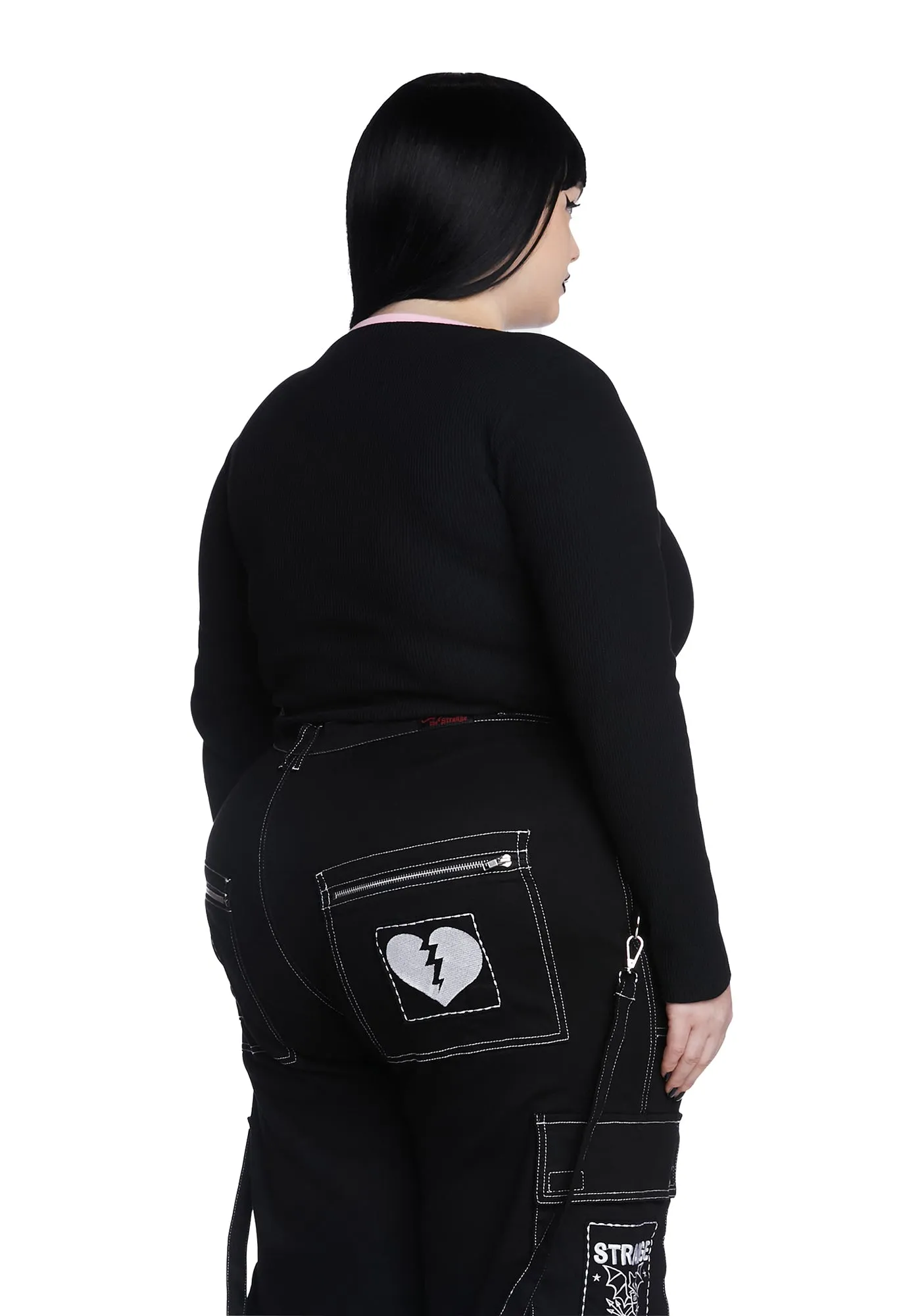 Plus Mind Of A Monster Crop Top sold by Dolls Kill product image thumbnail 5