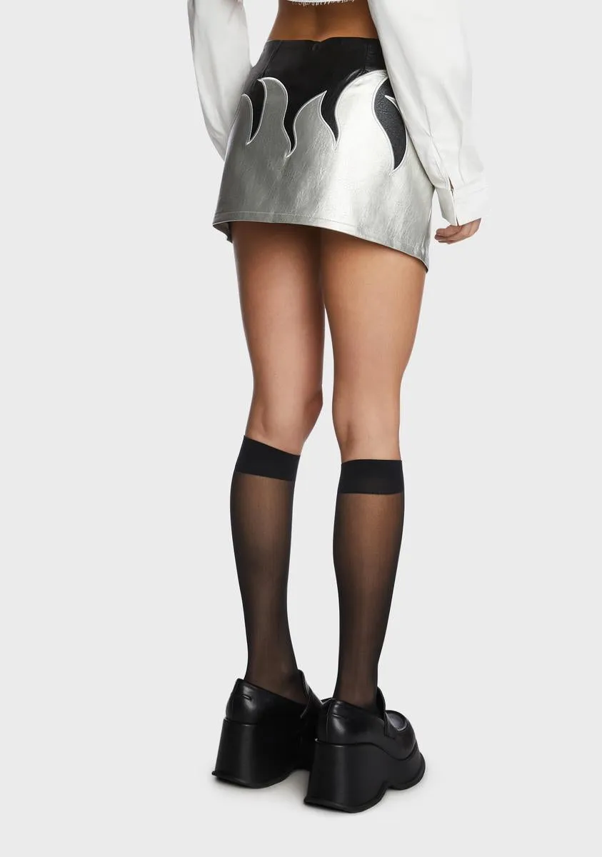 Scorch Mini Skirt sold by Dolls Kill product image thumbnail 4