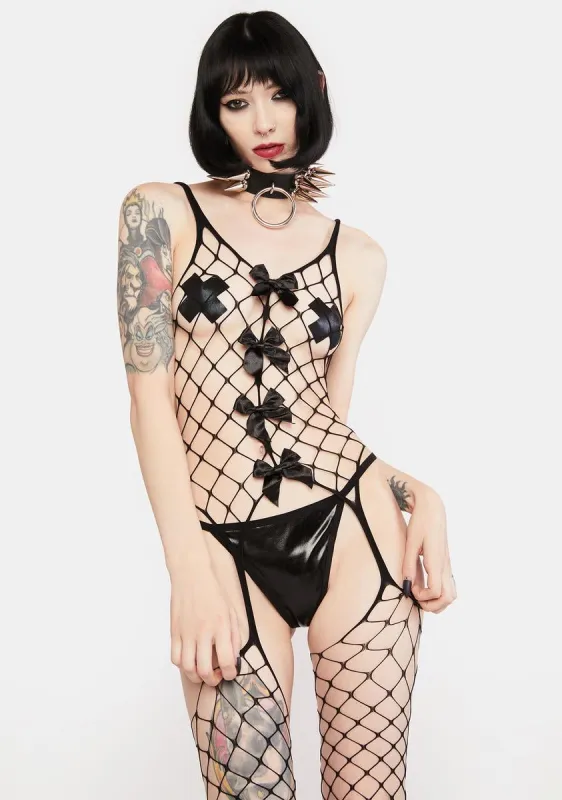 Gift Of Temptation Fishnet Bodystocking sold by Dolls Kill