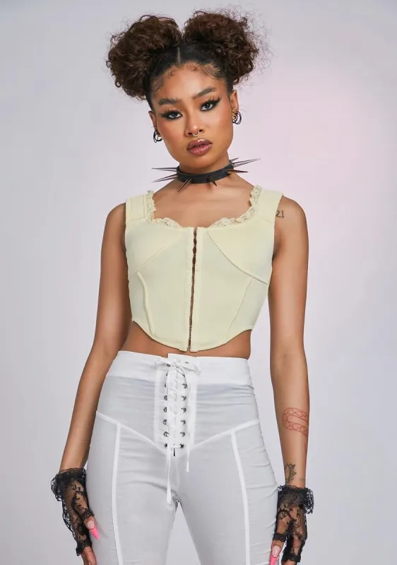 The Jolie Nude Corset sold by Dolls Kill