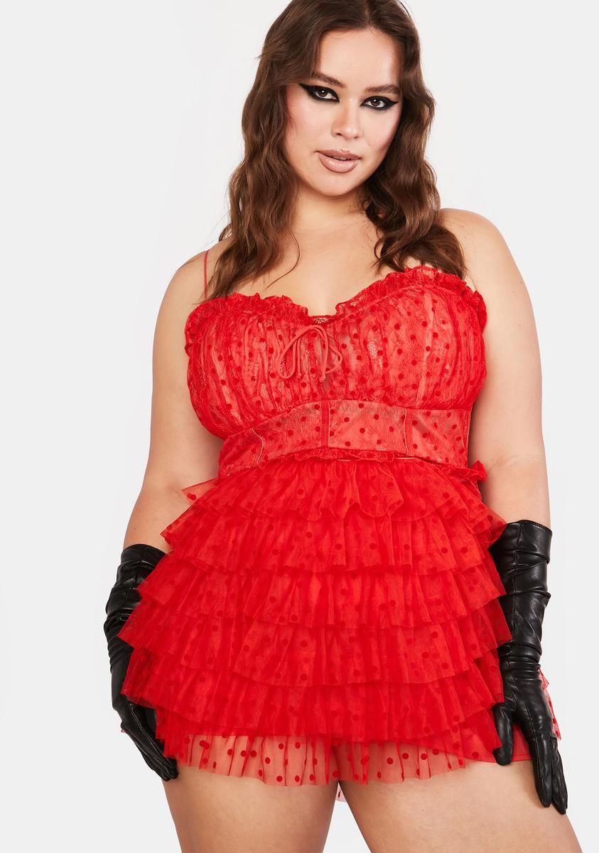 Plus Jules Mini Dress sold by Dolls Kill