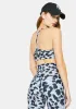 Grey Leopard Victory Sports Bra sold by Dolls Kill