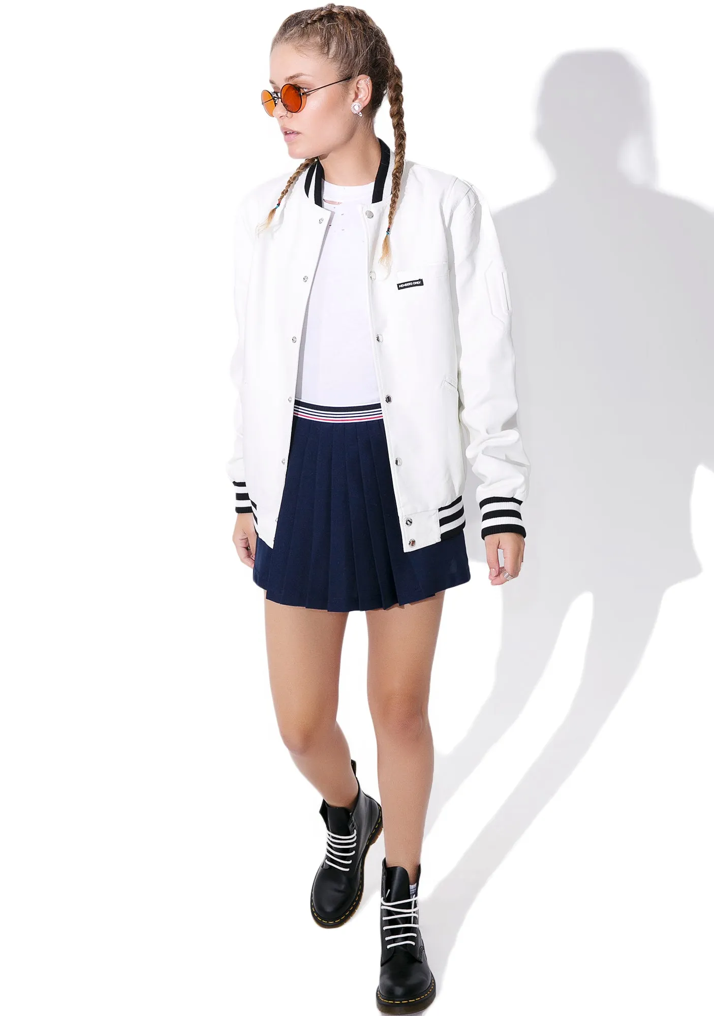 Bleeker Varsity Jacket sold by Dolls Kill product image thumbnail 5