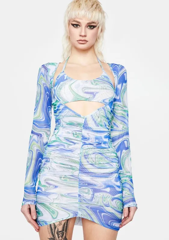 Blue Juna Dress sold by Dolls Kill