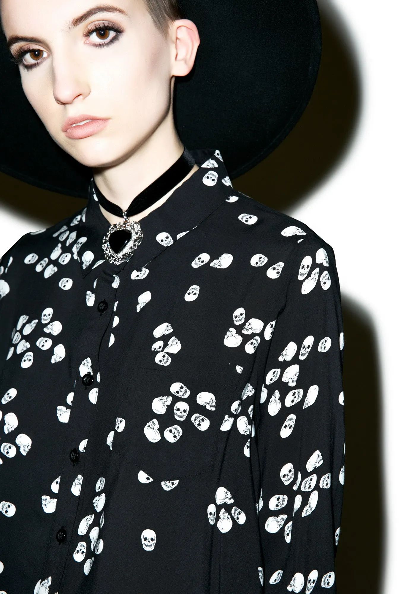 Scatterbrain Blouse sold by Dolls Kill product image thumbnail 5