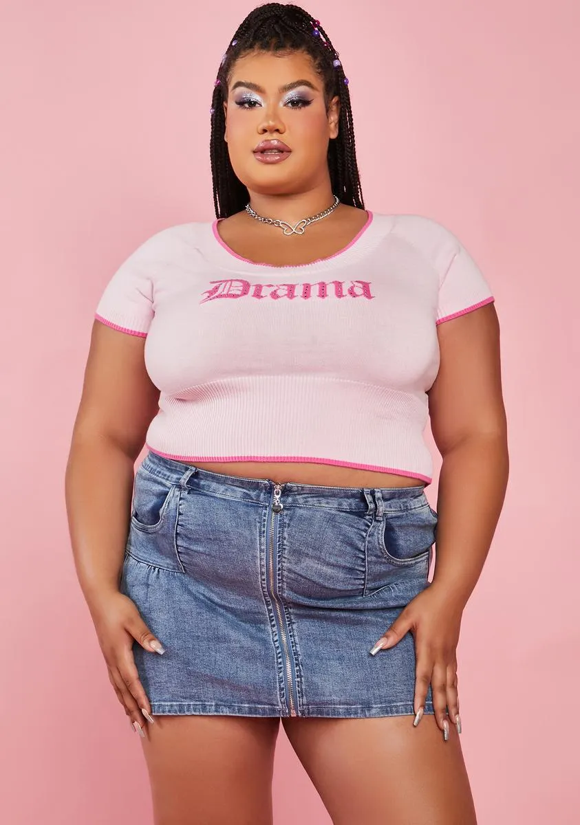 Plus Orientation Weekend Denim Skirt sold by Dolls Kill product image thumbnail 2