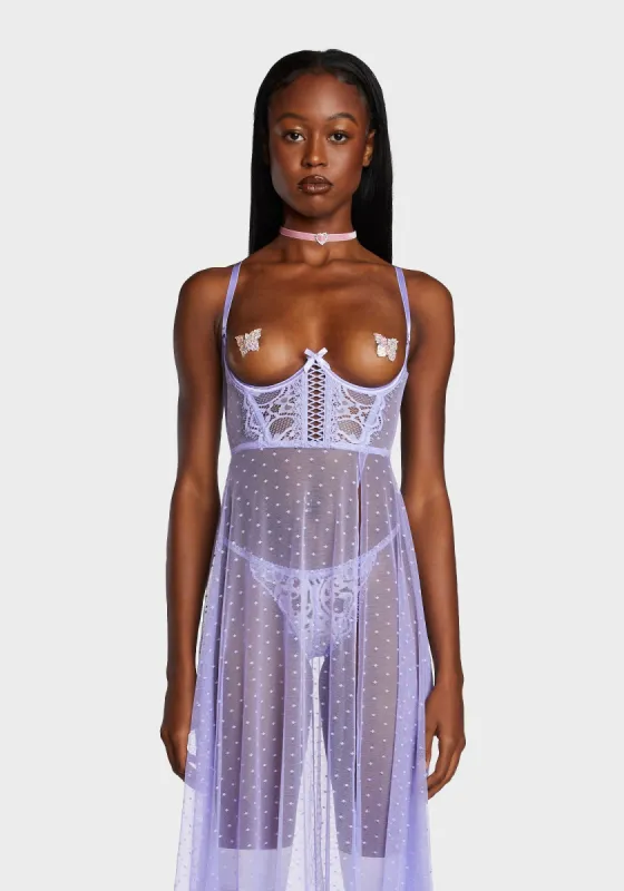 Romantic Lights Lingerie Set sold by Dolls Kill