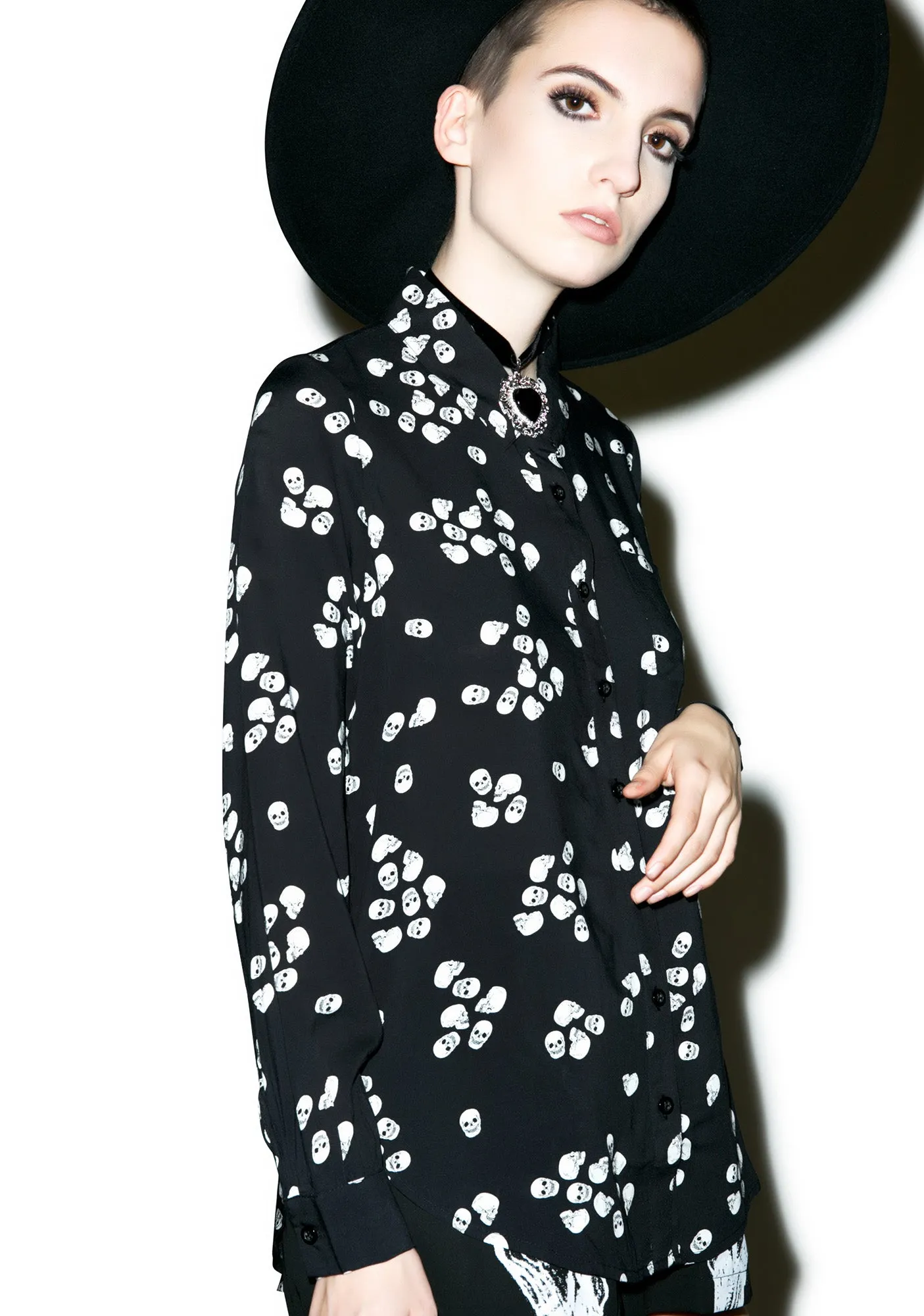 Scatterbrain Blouse sold by Dolls Kill product image thumbnail 4