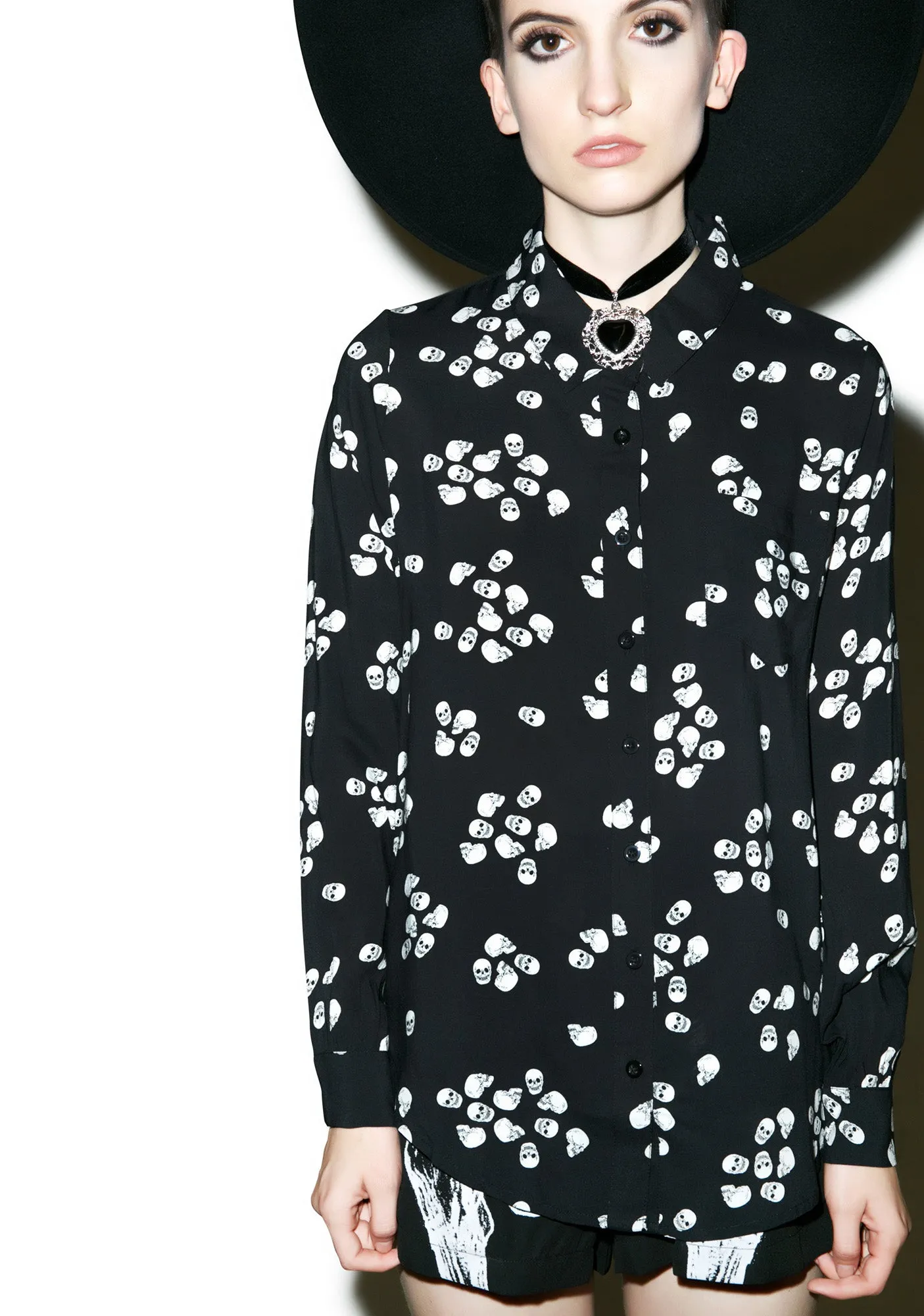 Scatterbrain Blouse sold by Dolls Kill