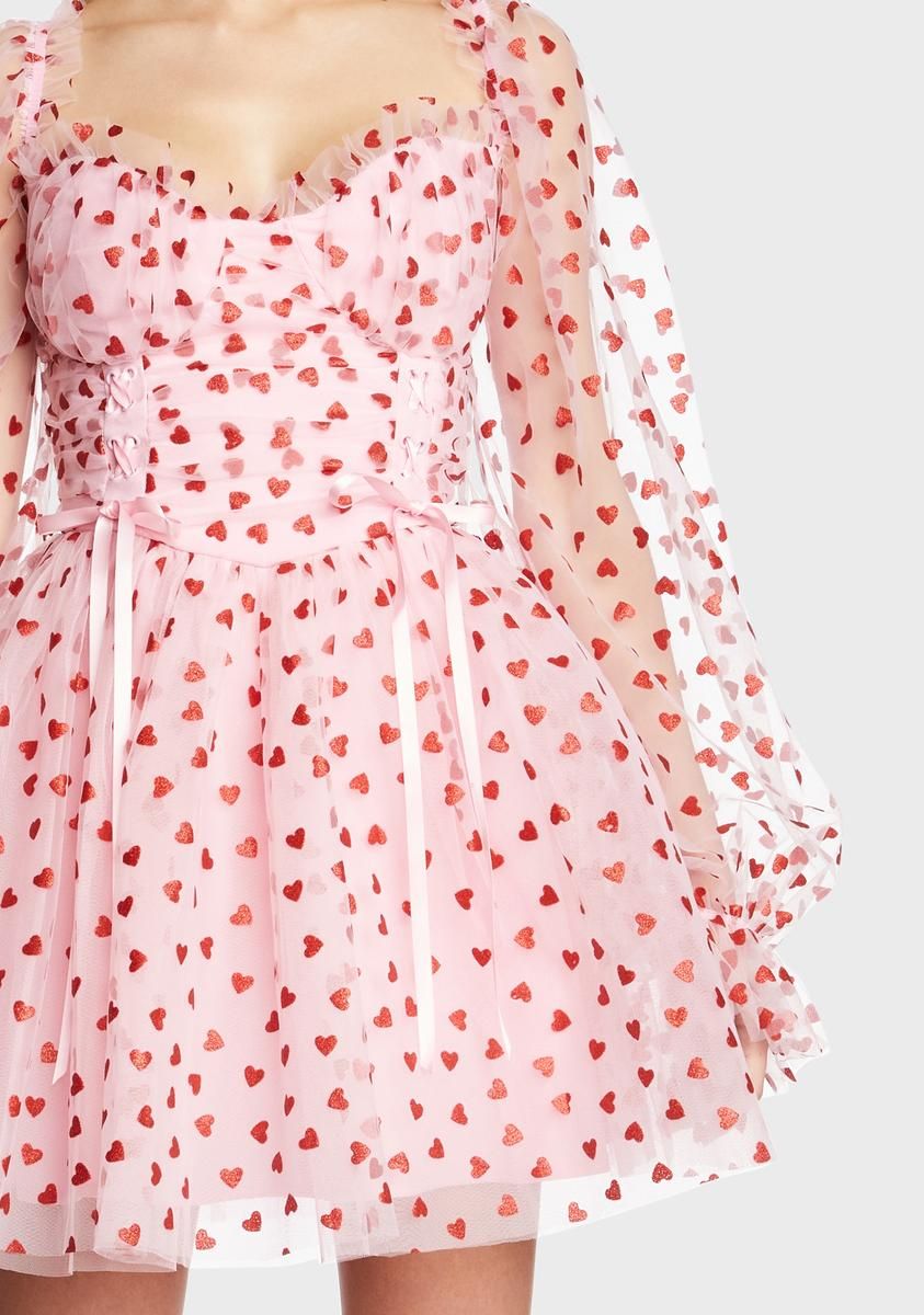 Heavenly Affair Babydoll Dress - Pink sold by Dolls Kill product image thumbnail 2