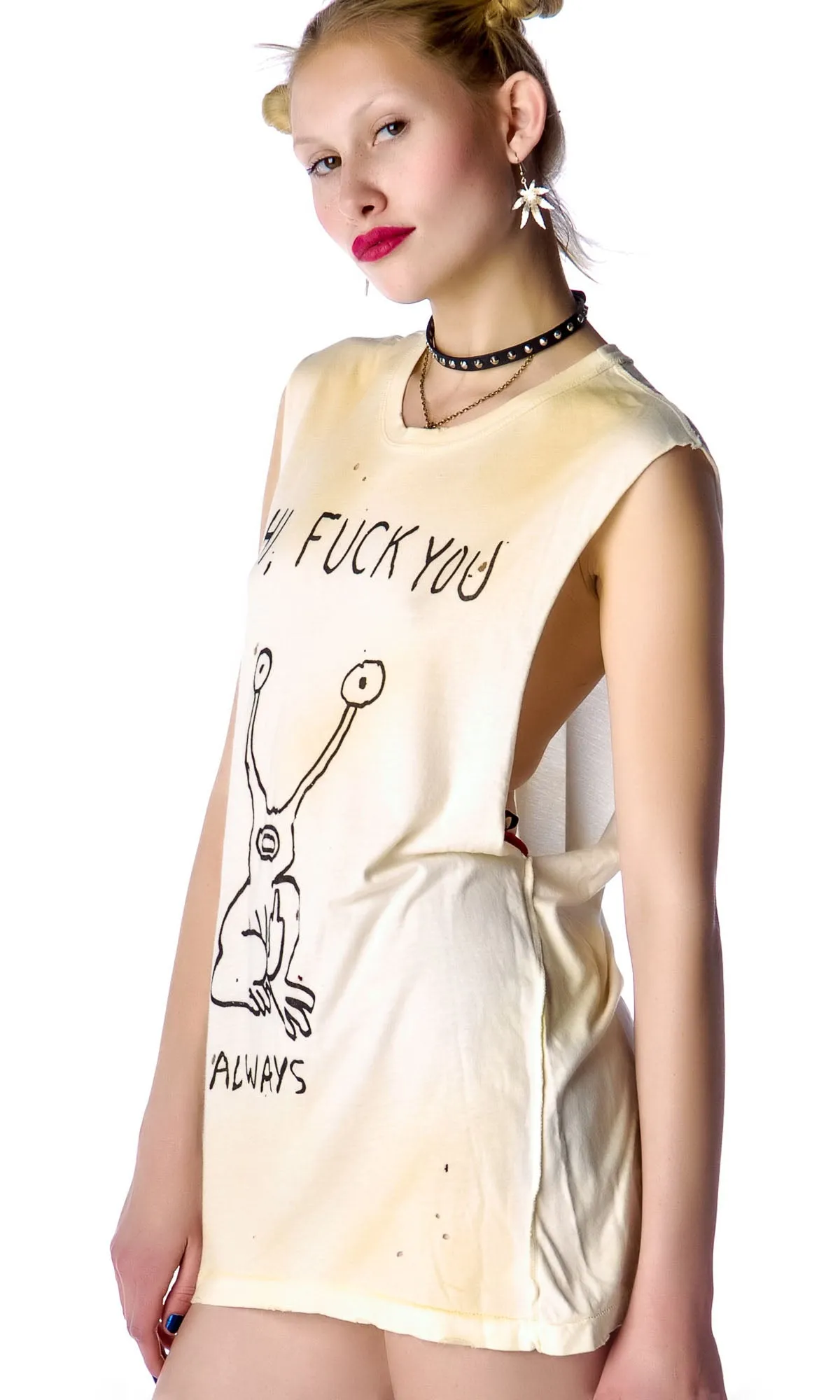 HI F You Tank sold by Dolls Kill product image thumbnail 5