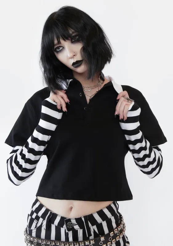 New Idols Layered Crop Top made by Dolls Kill