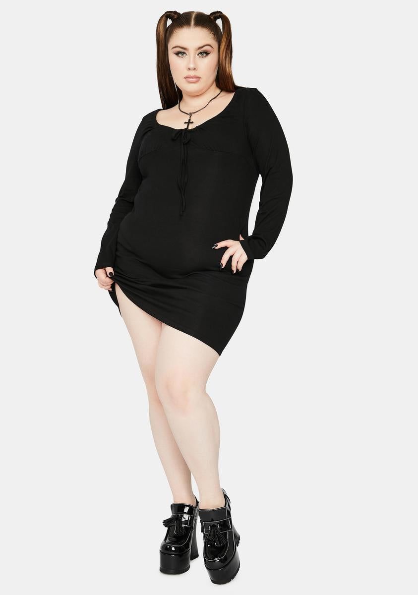 Ink Always Fresh Bouquet Mini Dress sold by Dolls Kill product image thumbnail 3