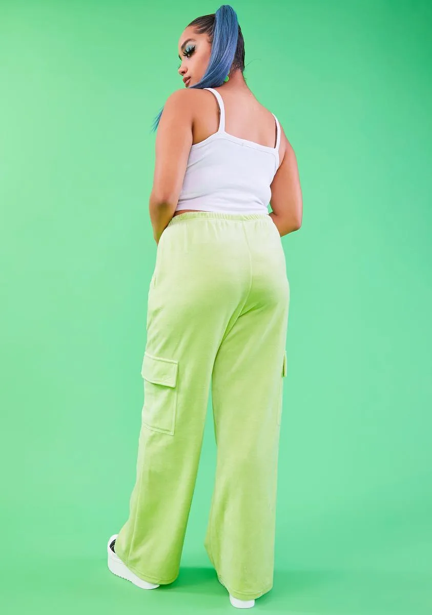 I'm Ur Twisted Sister Velour Cargo Pants sold by Dolls Kill product image thumbnail 4