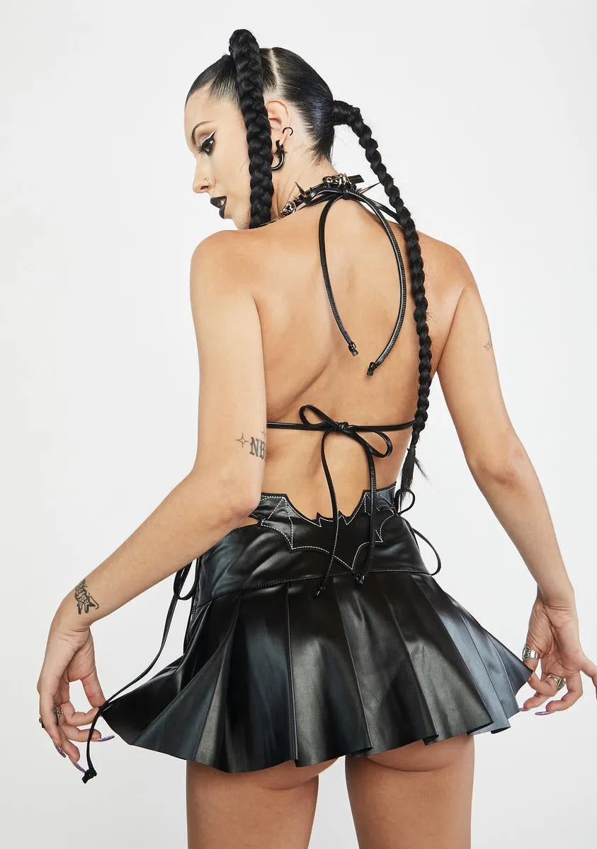 Echos Of Terror Bat Mini Skirt sold by Dolls Kill product image thumbnail 4