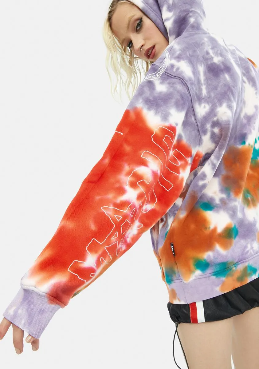Liveution Magic 4 Resistance Tie Dye Hoodie sold by Dolls Kill product image thumbnail 4