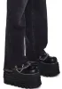 Chained Straight Leg Cropped Jeans sold by Dolls Kill