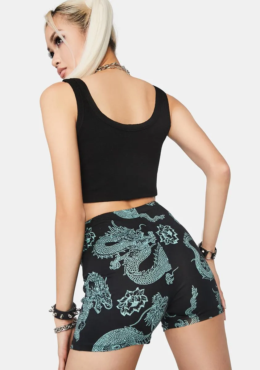 Dragon Flower Hot Pants sold by Dolls Kill product image thumbnail 4