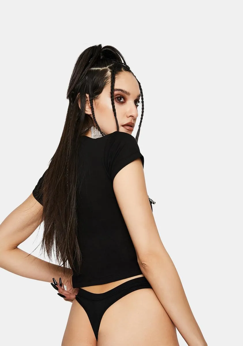 Lonely Rhinestone Thong sold by Dolls Kill product image thumbnail 4