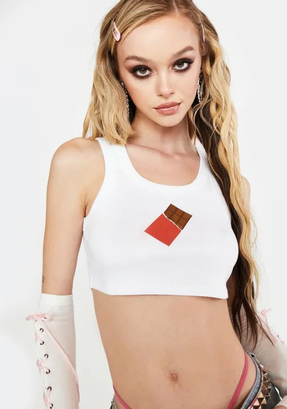 Cocoa Cravings Graphic Crop Tank sold by Dolls Kill