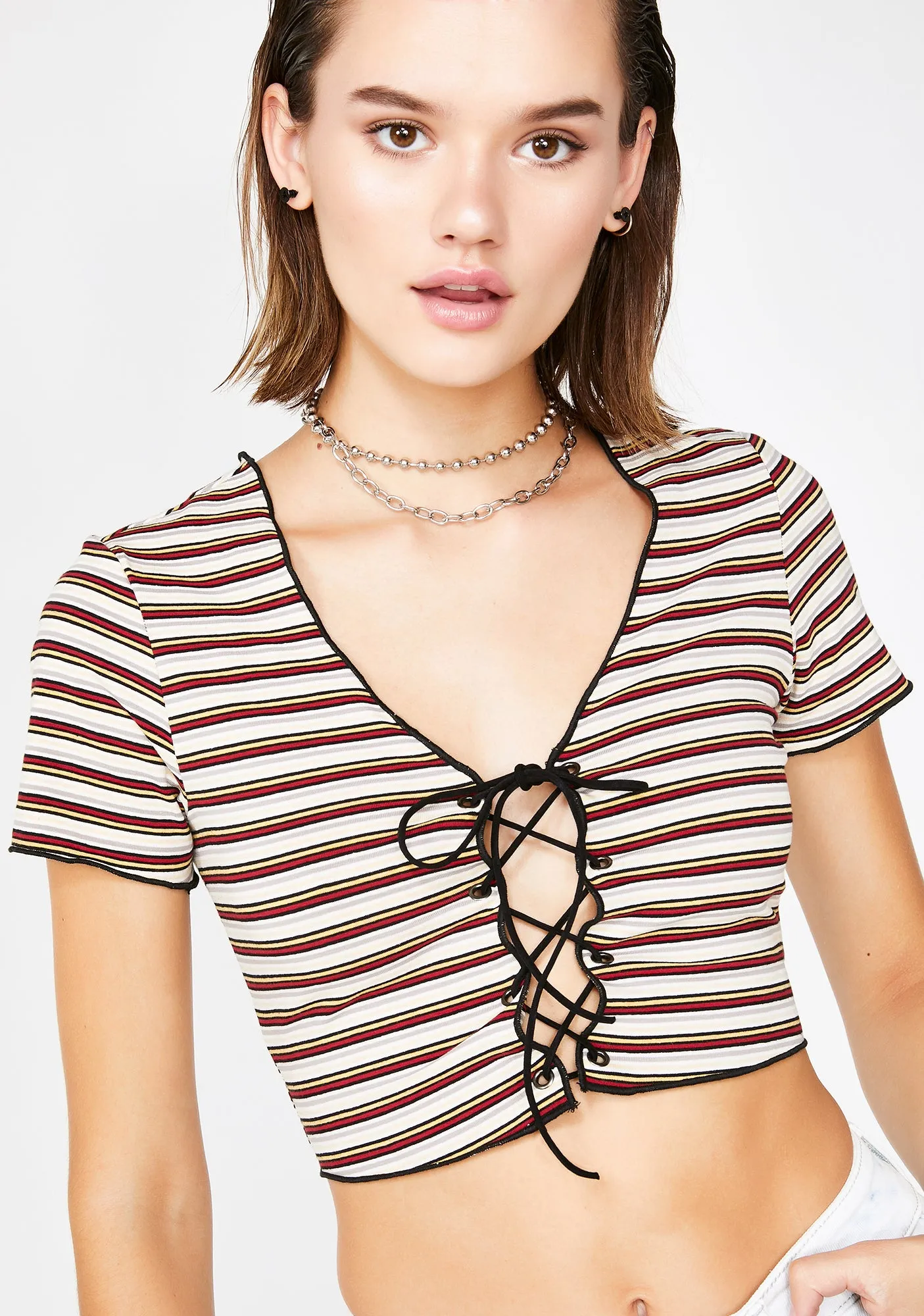Magnetic Bae Crop Top sold by Dolls Kill