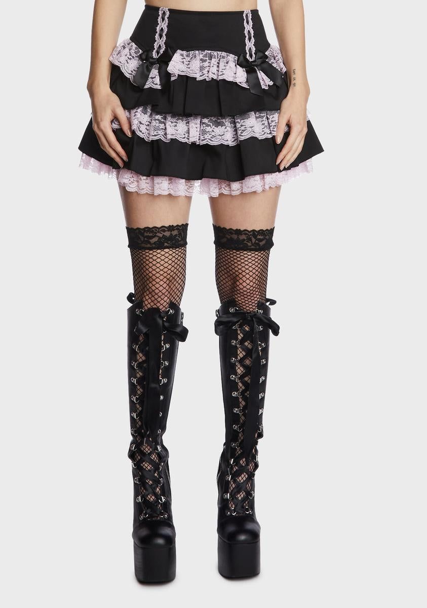 The Cake Topper Mini Skirt sold by Dolls Kill