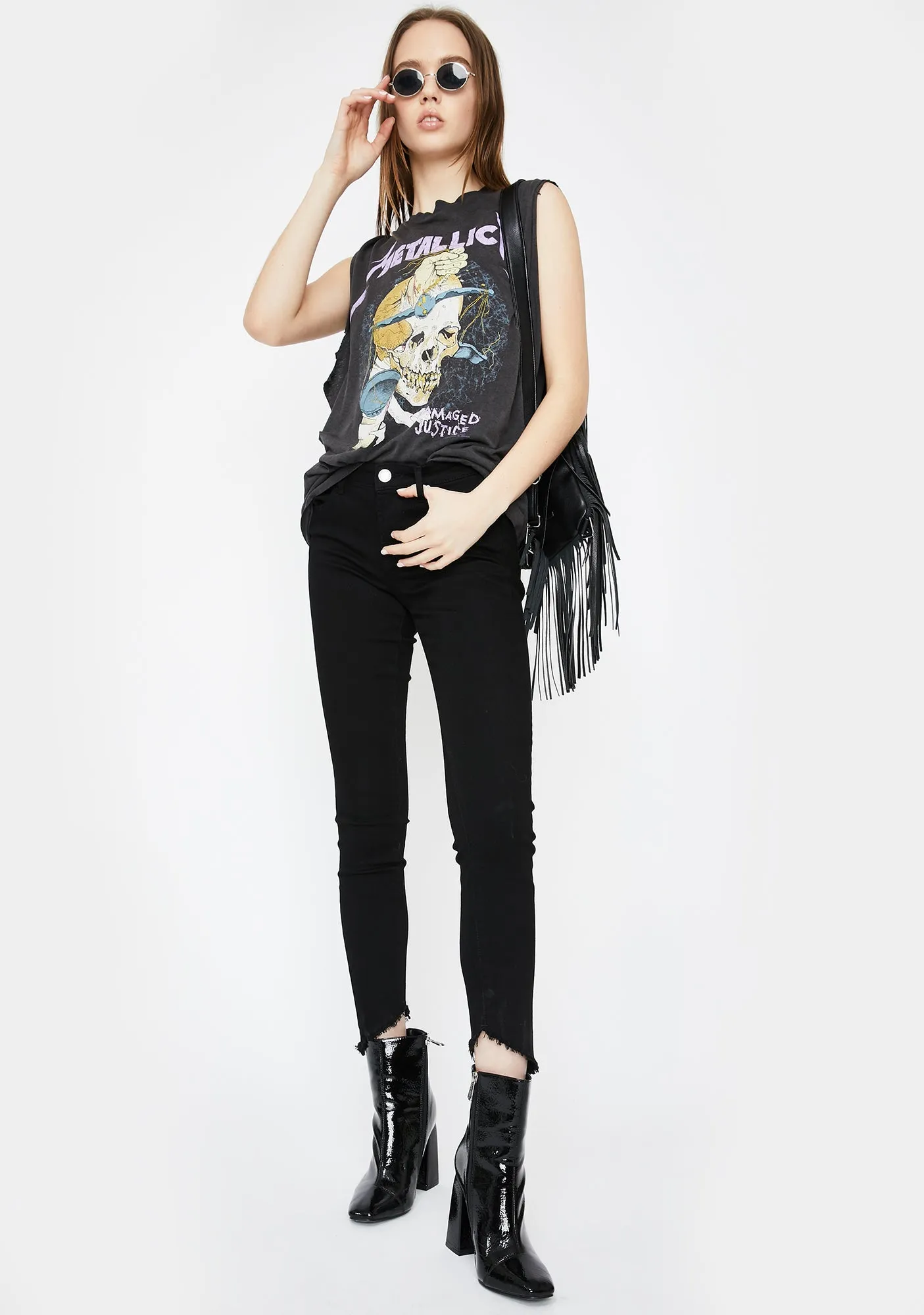 Jet Suzy Skinny Jeans sold by Dolls Kill product image thumbnail 3
