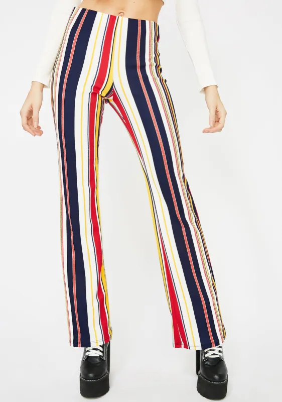 Shakedown Street Striped Flares sold by Dolls Kill