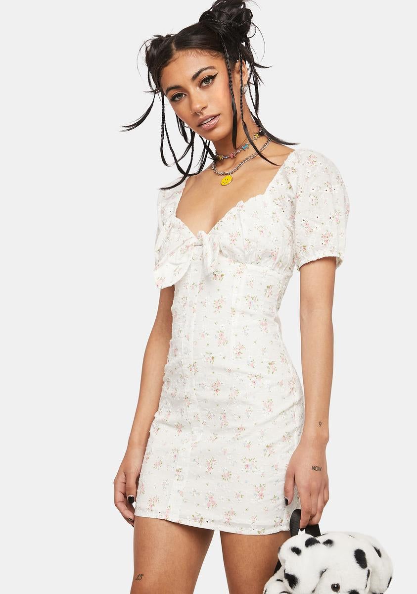 Tea Time Floral Mini Dress sold by Dolls Kill product image thumbnail 2