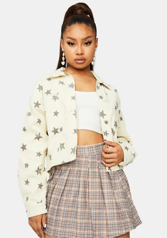 Dance With Somebody Star Jacket sold by Dolls Kill