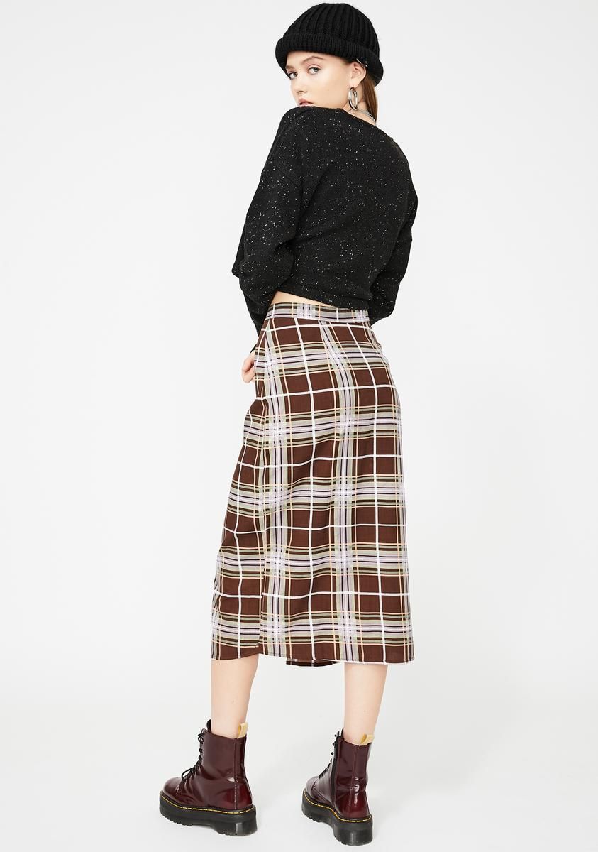 Kaisa Plaid Skirt sold by Dolls Kill product image thumbnail 4