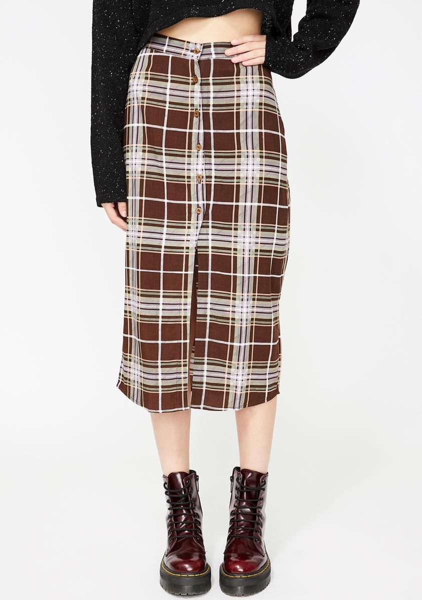 Kaisa Plaid Skirt sold by Dolls Kill