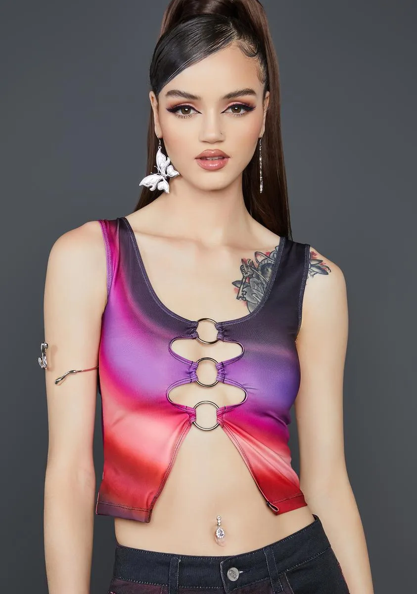 Personal Vendetta Cut-Out Top sold by Dolls Kill