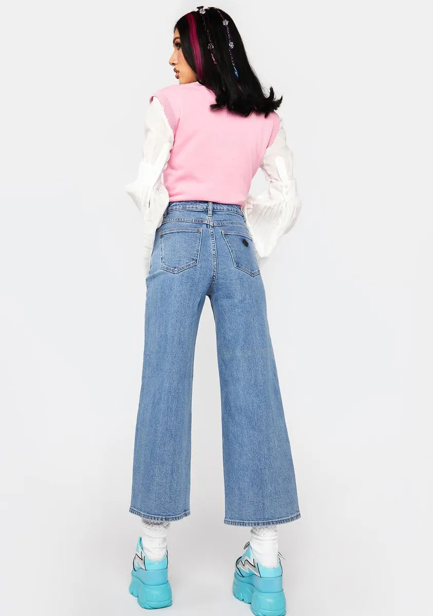 Georgia Street Aline Crop Jeans sold by Dolls Kill product image thumbnail 4