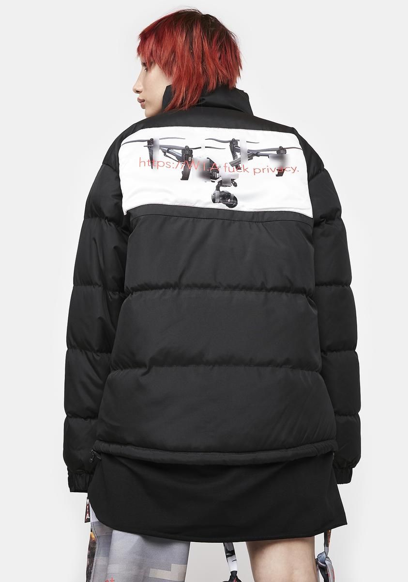 Content Removed Oversize Quilted Jacket sold by Dolls Kill product image thumbnail 4