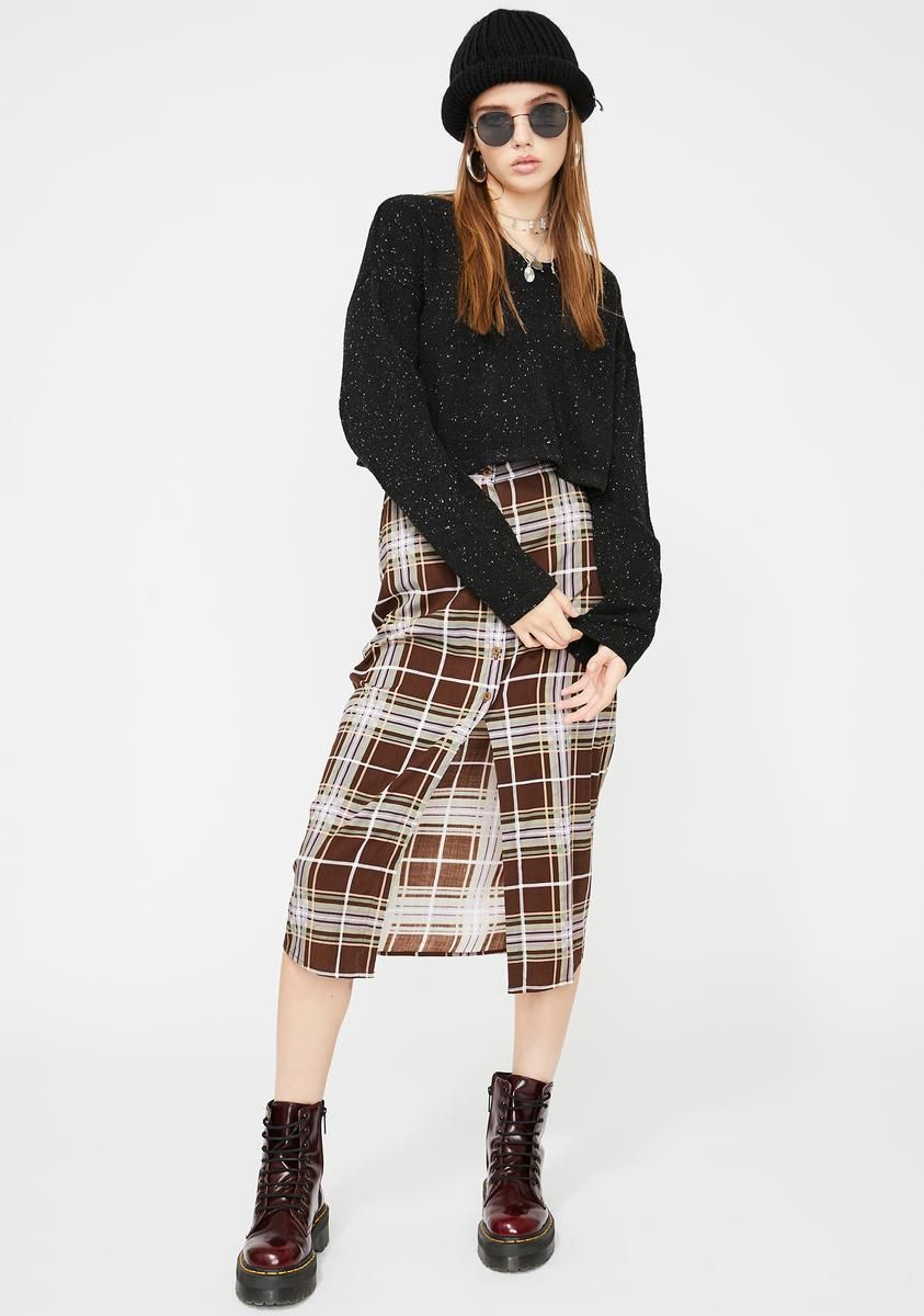 Kaisa Plaid Skirt sold by Dolls Kill product image thumbnail 3
