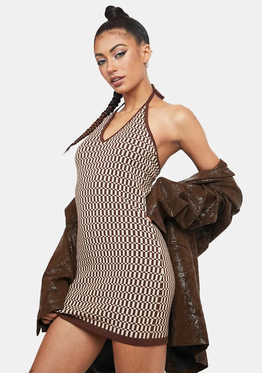 Morning Social Knit Halter Dress sold by Dolls Kill product image thumbnail 2