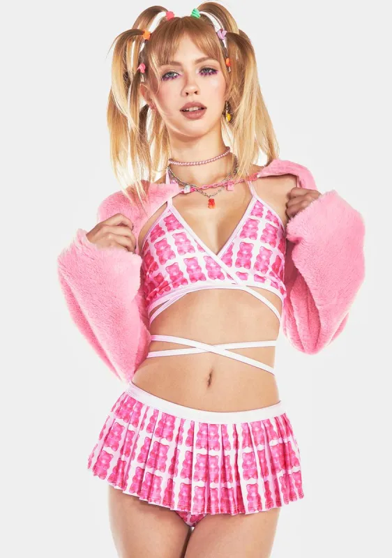 Believe In Magic Faux Fur Shrug sold by Dolls Kill