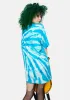 Smiley Sketch Basketball Bear Tie Dye Graphic Tee sold by Dolls Kill