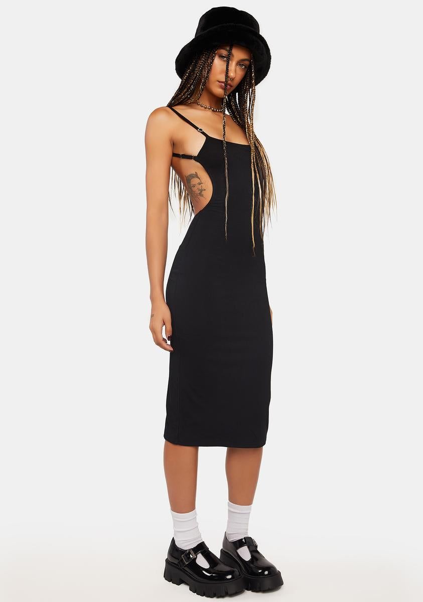 Dark Break The Internet Midi Dress sold by Dolls Kill product image thumbnail 3