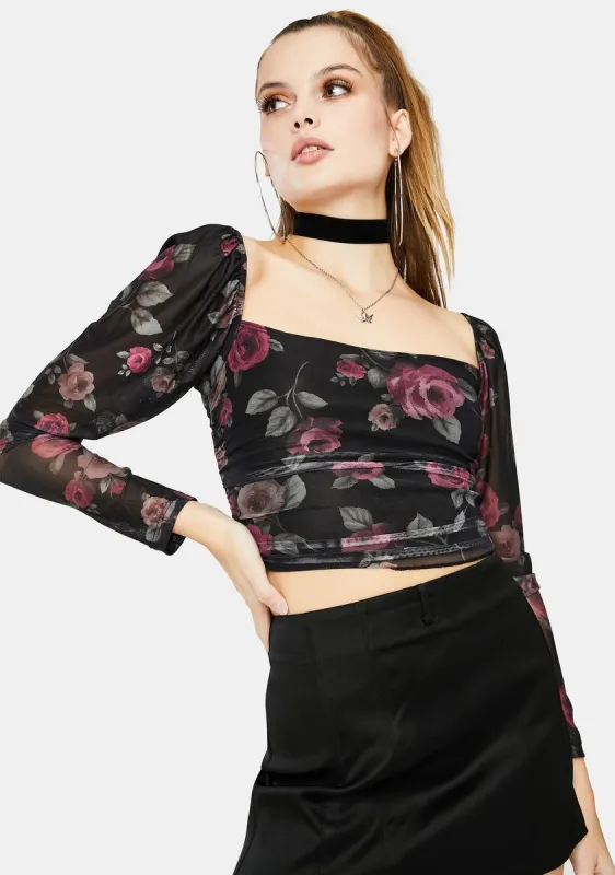 Amara Crop Top sold by Dolls Kill